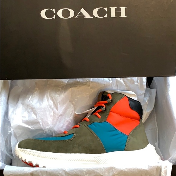 *FIRM* COACH Men’s C250 Nylon Hiker Boots ‼️‼️ - Picture 2 of 8